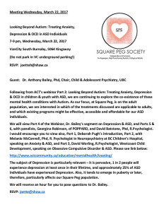 A Square Peg Society Invitation March 22, 2017